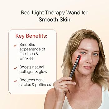 4-in-1 Red Light Therapy Wand & Activating Serum Kit