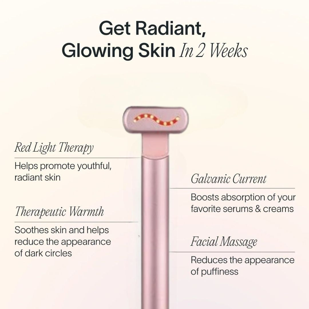 4-in-1 Red Light Therapy Wand & Activating Serum Kit